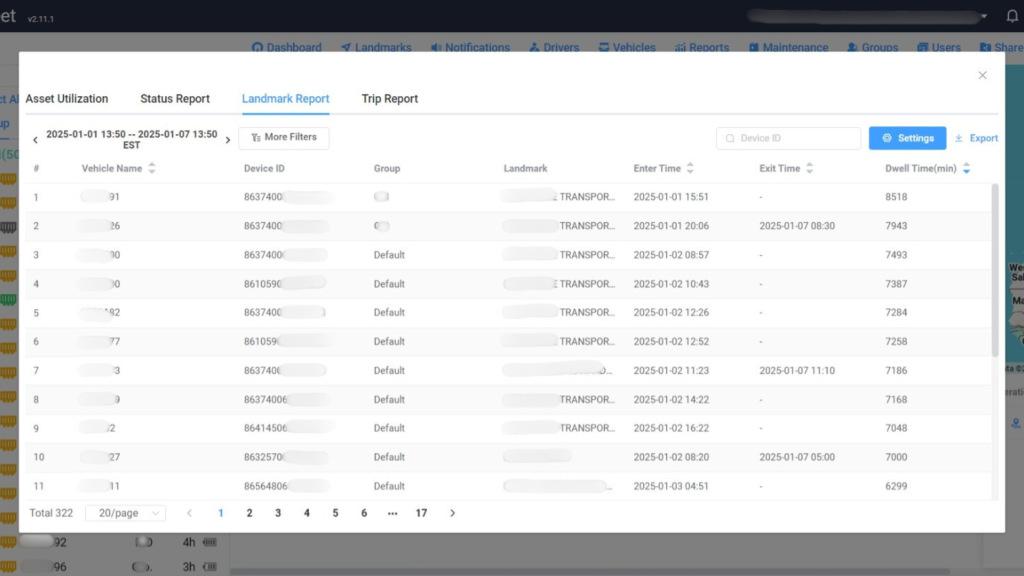 AnyFleet's Reports Landmark Report Image